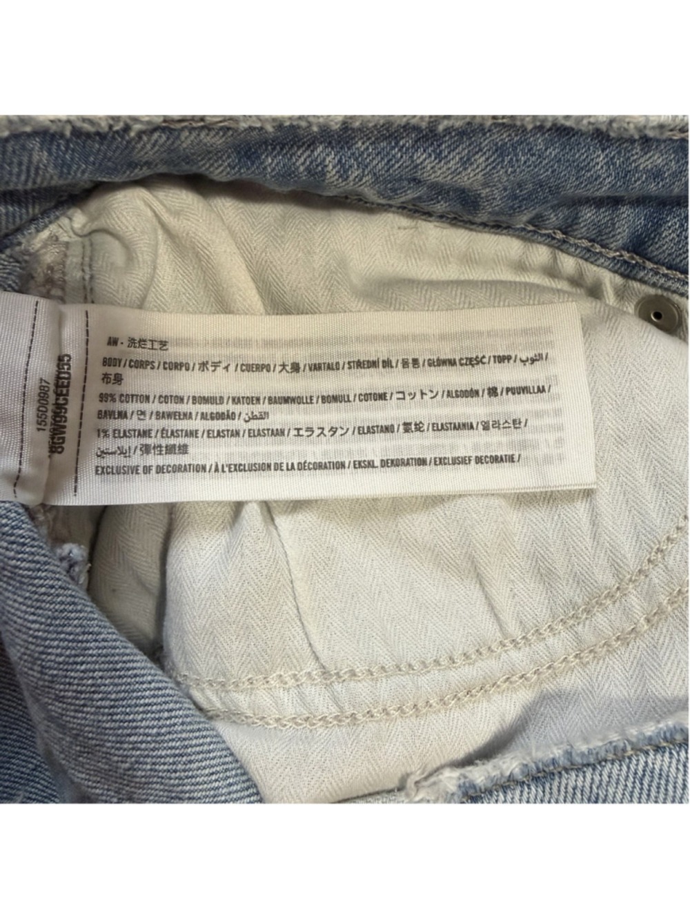 Abercrombie & Fitch Curve Love 90s Straight Jeans - Size 32/14L - Picture 10 of 11